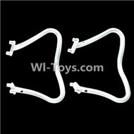 BOLON K-896 Parts-12 Landing skid,Tripod(2pcs)-White,BOLON K-896 RC Quadcopter Drone Spare Parts Accessories,BOLON TOYS K896 Replacement Parts